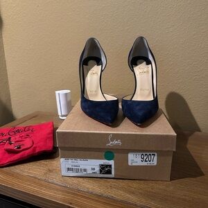 Christian Louboutin Blue Stiletto Heels